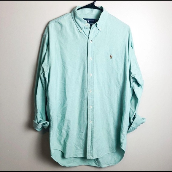 Ralph Lauren Other - Ralph Lauren Blake Teal Cotton Button Down